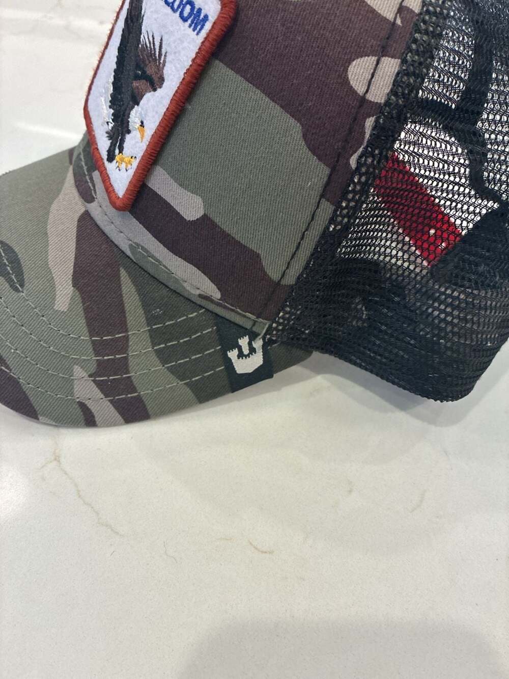 Goorin Bros The Farm Freedom Eagle Camo Trucker Hat - Picture 3 of 4